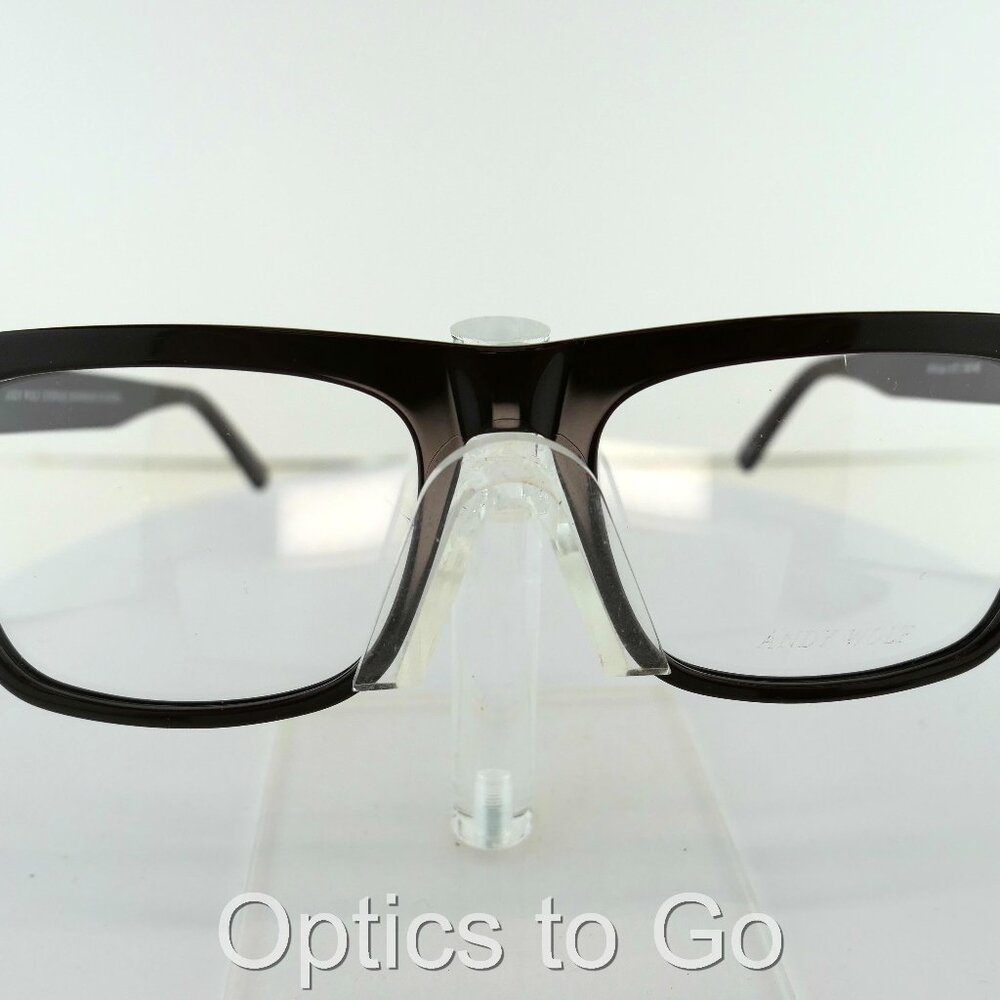 ANDY WOLF 4514 C: D (DARK BURGUNDY)  57-18-145 Eyeglass Frames